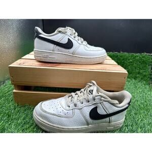 Nike AF1- Low Cut Sneakers - White/Black-Size 1Y